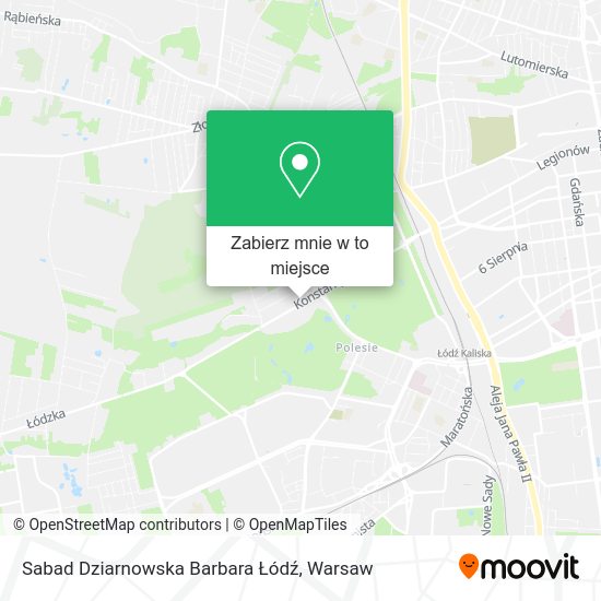 Mapa Sabad Dziarnowska Barbara Łódź