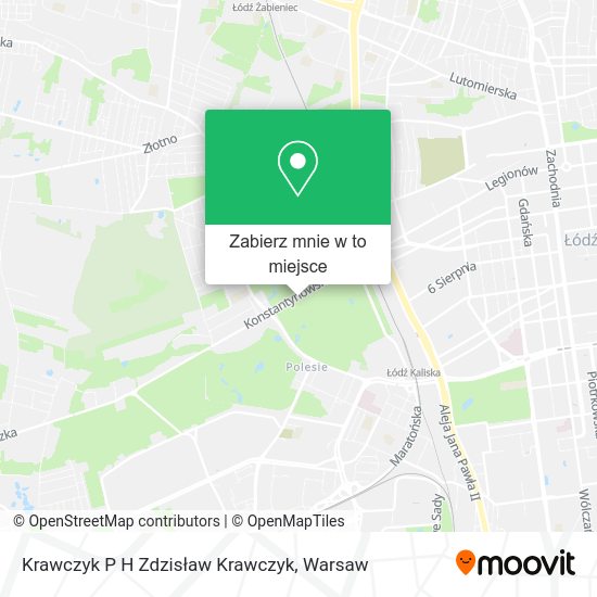 Mapa Krawczyk P H Zdzisław Krawczyk