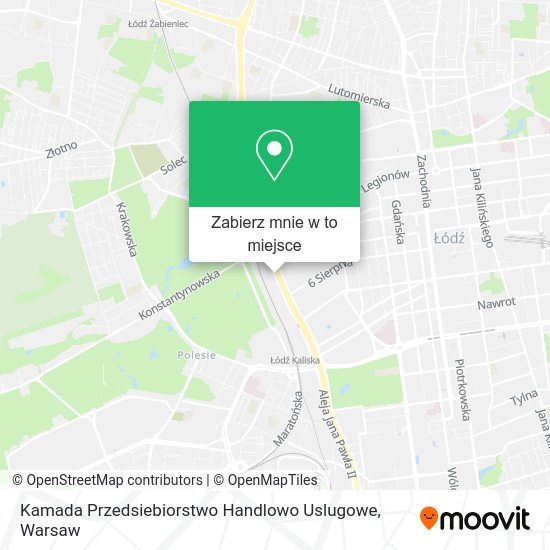 Mapa Kamada Przedsiebiorstwo Handlowo Uslugowe