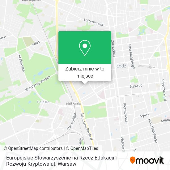 Mapa Europejskie Stowarzyszenie na Rzecz Edukacji i Rozwoju Kryptowalut