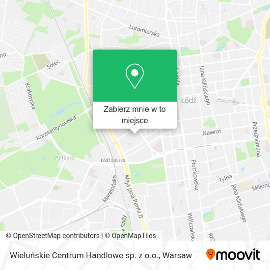 Mapa Wieluńskie Centrum Handlowe sp. z o.o.