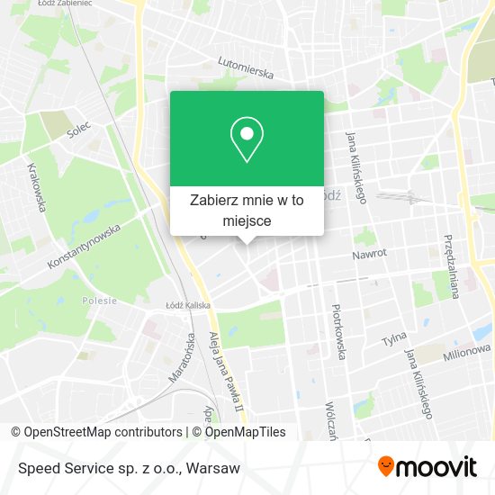 Mapa Speed Service sp. z o.o.