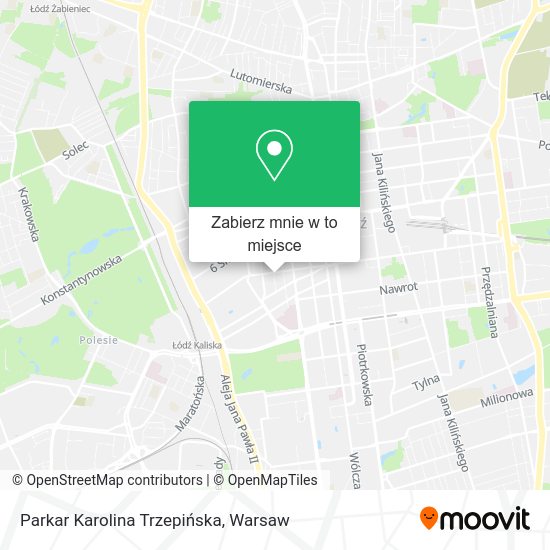 Mapa Parkar Karolina Trzepińska