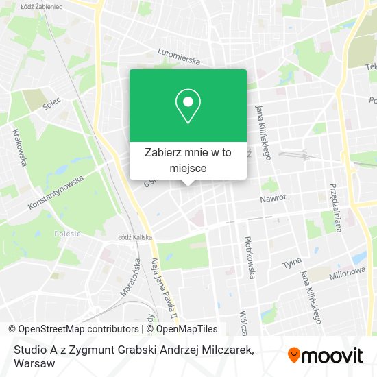 Mapa Studio A z Zygmunt Grabski Andrzej Milczarek