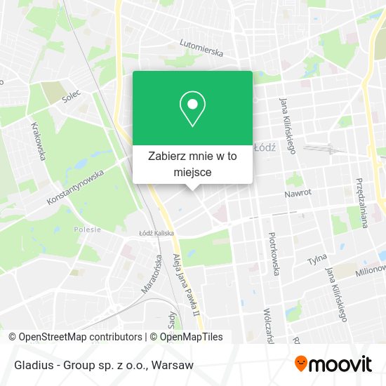 Mapa Gladius - Group sp. z o.o.