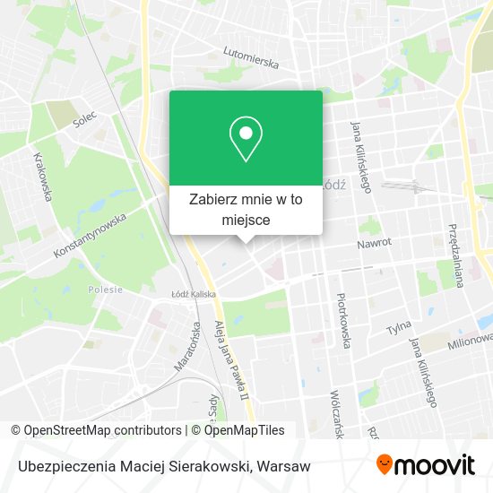 Mapa Ubezpieczenia Maciej Sierakowski