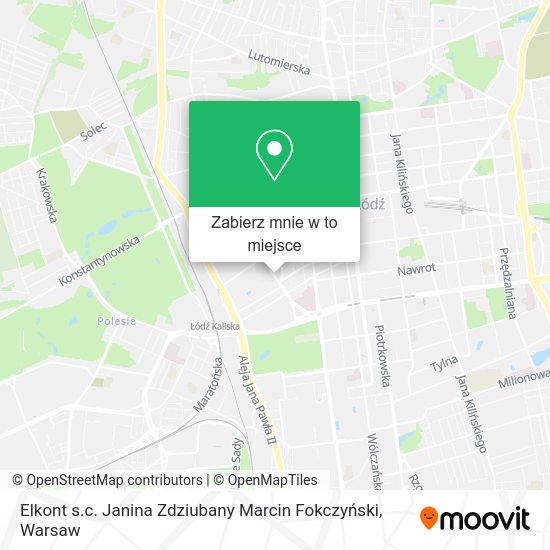 Mapa Elkont s.c. Janina Zdziubany Marcin Fokczyński