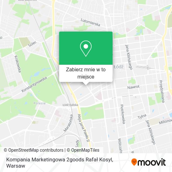 Mapa Kompania Marketingowa 2goods Rafał Kosyl