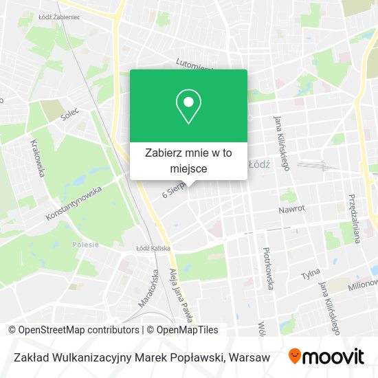 Mapa Zakład Wulkanizacyjny Marek Popławski