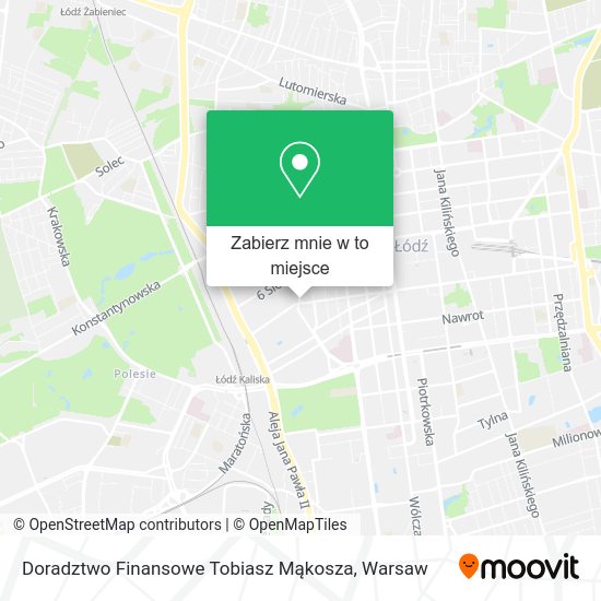 Mapa Doradztwo Finansowe Tobiasz Mąkosza