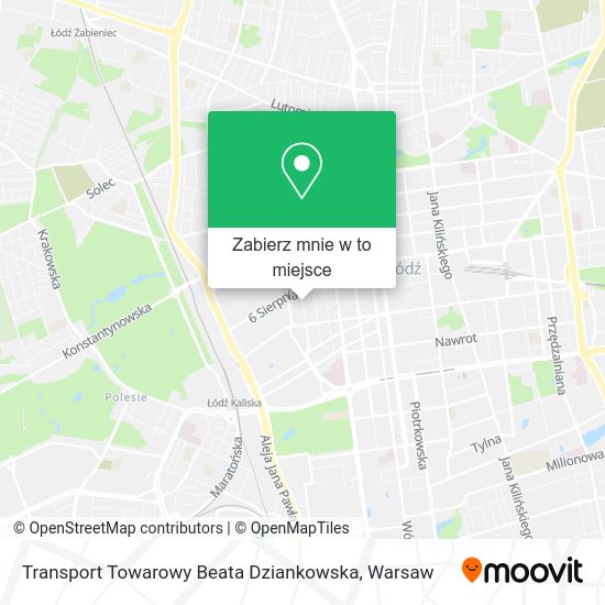 Mapa Transport Towarowy Beata Dziankowska