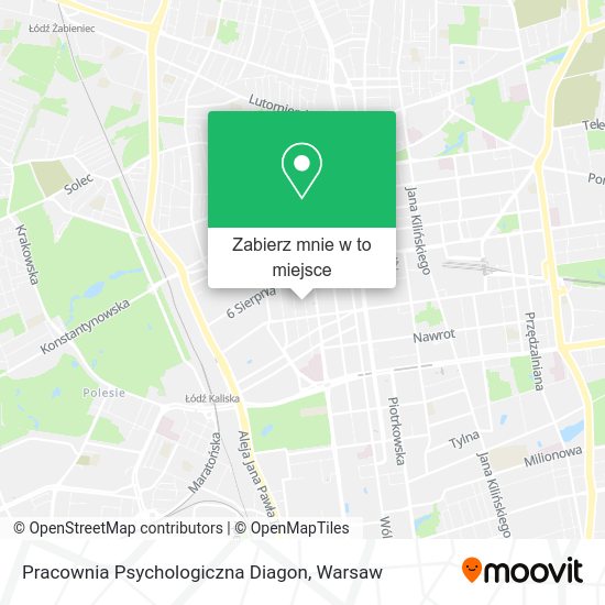 Mapa Pracownia Psychologiczna Diagon