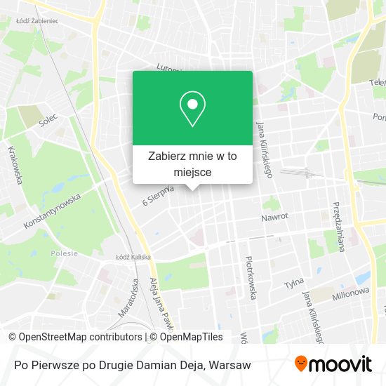 Mapa Po Pierwsze po Drugie Damian Deja