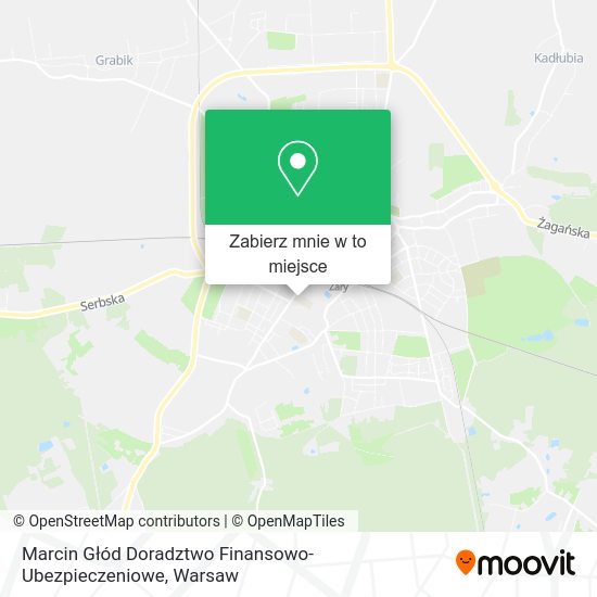 Mapa Marcin Głód Doradztwo Finansowo-Ubezpieczeniowe