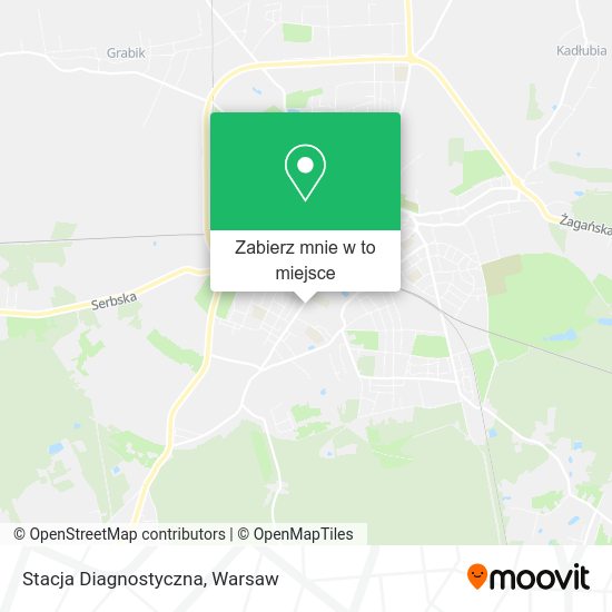 Mapa Stacja Diagnostyczna