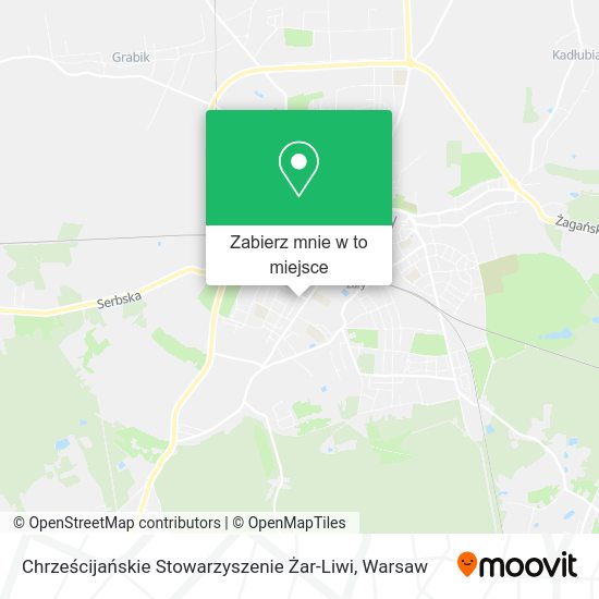 Mapa Chrześcijańskie Stowarzyszenie Żar-Liwi