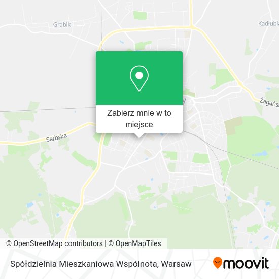 Mapa Spółdzielnia Mieszkaniowa Wspólnota