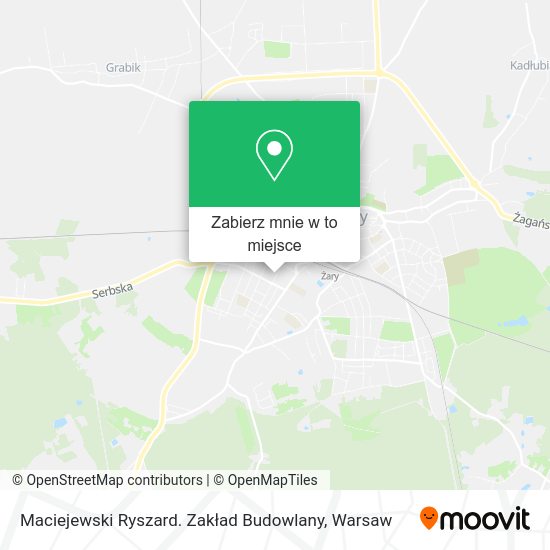 Mapa Maciejewski Ryszard. Zakład Budowlany