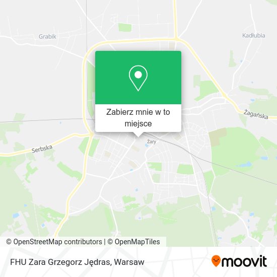 Mapa FHU Zara Grzegorz Jędras