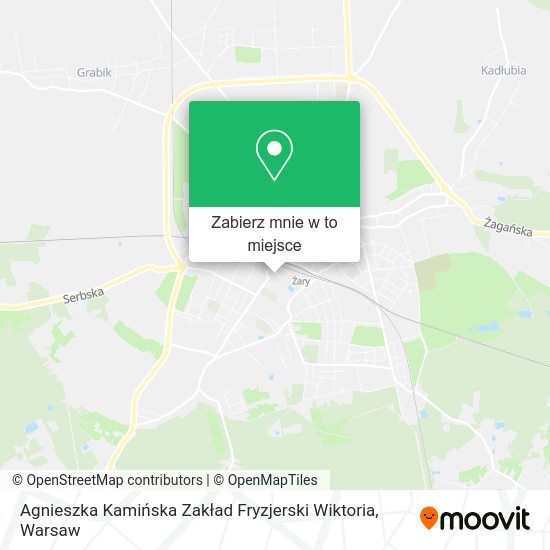 Mapa Agnieszka Kamińska Zakład Fryzjerski Wiktoria