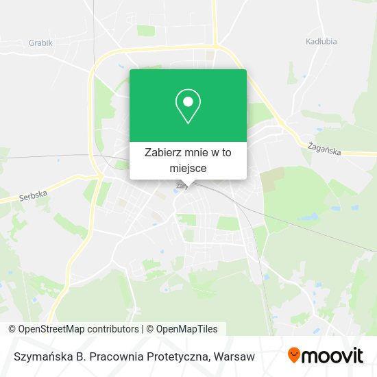 Mapa Szymańska B. Pracownia Protetyczna