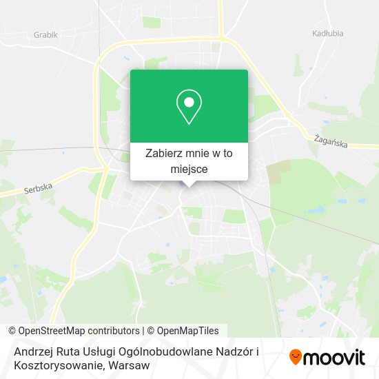 Mapa Andrzej Ruta Usługi Ogólnobudowlane Nadzór i Kosztorysowanie