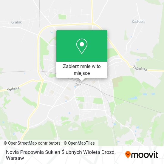 Mapa Novia Pracownia Sukien Ślubnych Wioleta Drozd