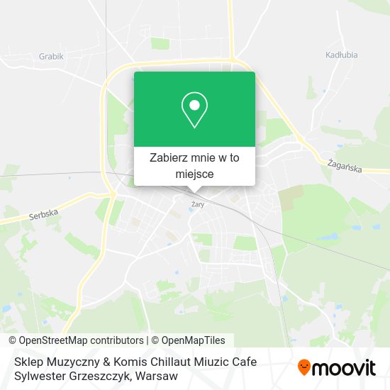 Mapa Sklep Muzyczny & Komis Chillaut Miuzic Cafe Sylwester Grzeszczyk