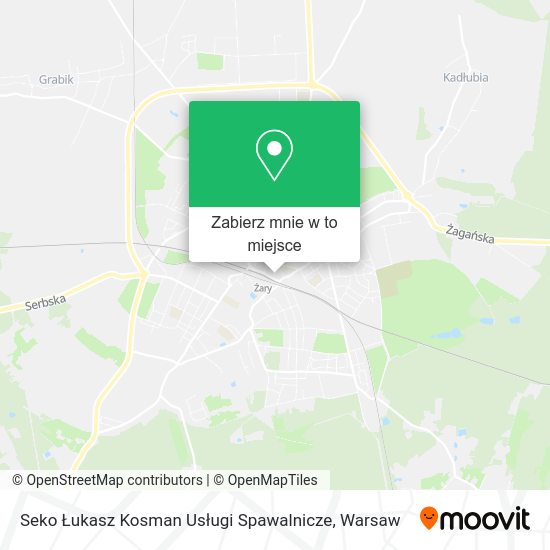 Mapa Seko Łukasz Kosman Usługi Spawalnicze