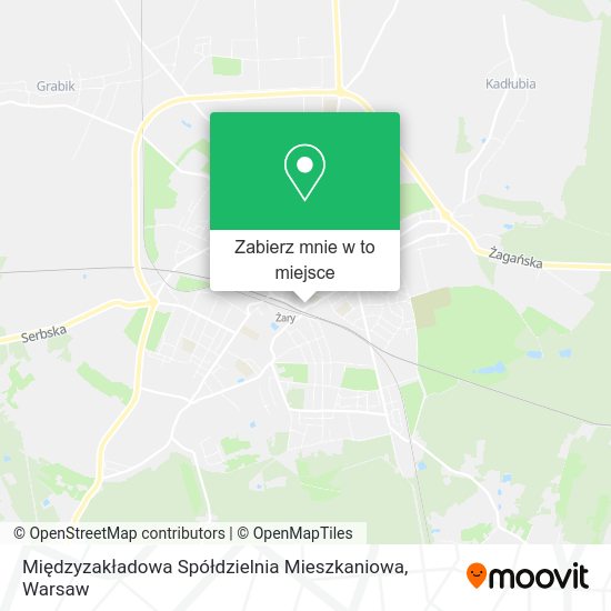 Mapa Międzyzakładowa Spółdzielnia Mieszkaniowa