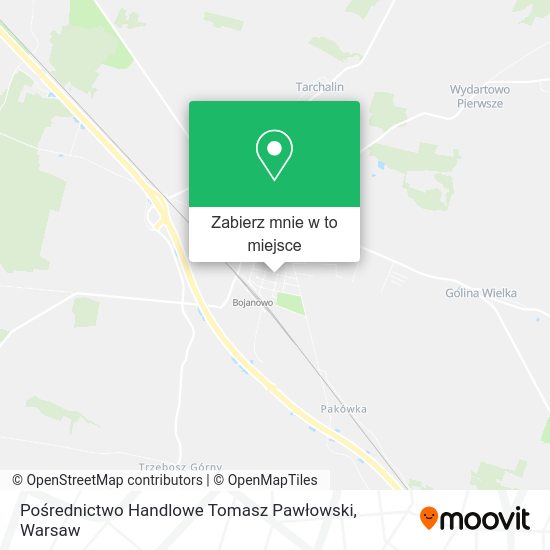 Mapa Pośrednictwo Handlowe Tomasz Pawłowski