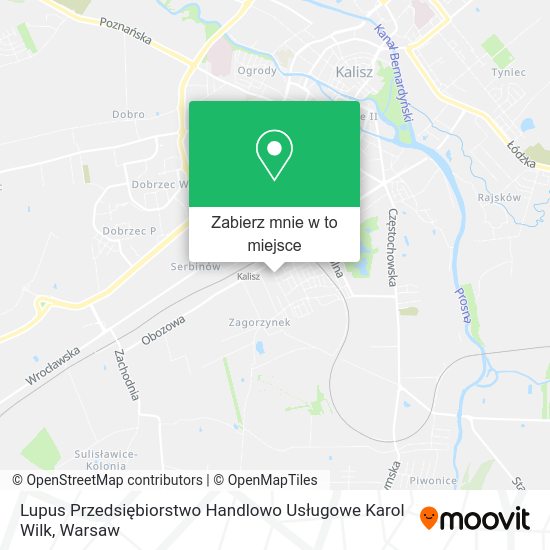 Mapa Lupus Przedsiębiorstwo Handlowo Usługowe Karol Wilk