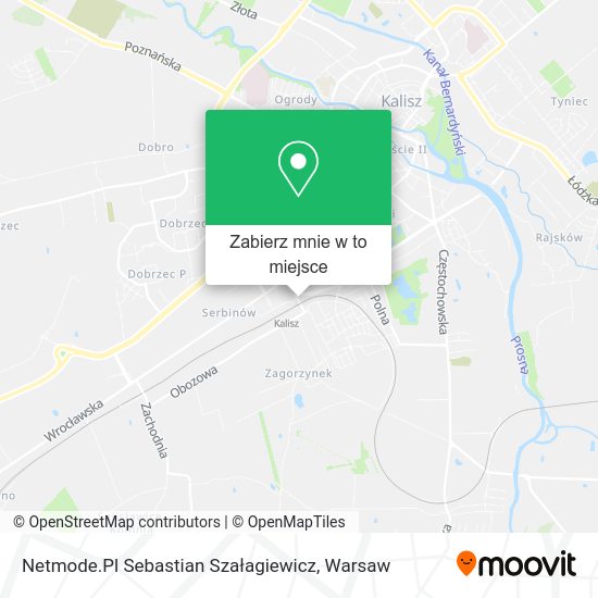 Mapa Netmode.Pl Sebastian Szałagiewicz