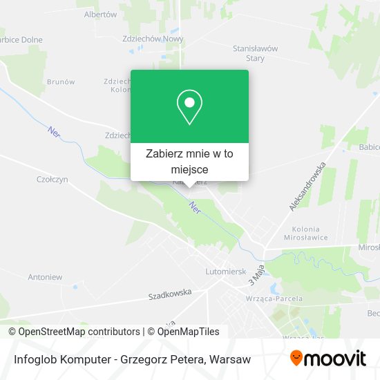 Mapa Infoglob Komputer - Grzegorz Petera