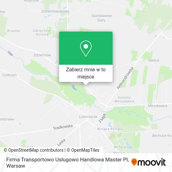 Mapa Firma Transportowo Uslugowo Handlowa Master Pl