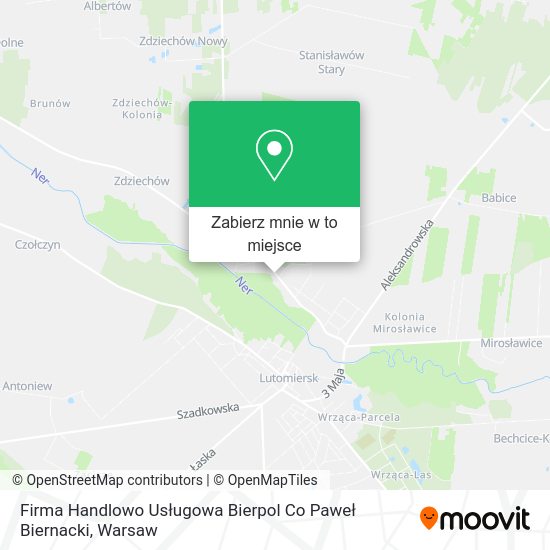 Mapa Firma Handlowo Usługowa Bierpol Co Paweł Biernacki