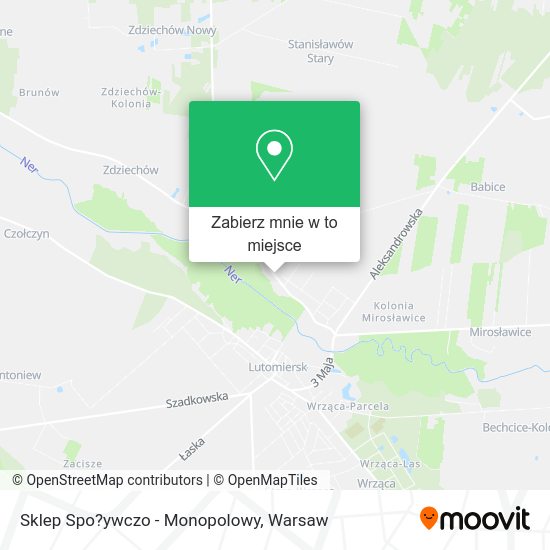 Mapa Sklep Spo?ywczo - Monopolowy