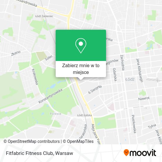 Mapa Fitfabric Fitness Club