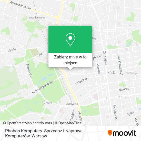 Mapa Phobos Komputery. Sprzedaż i Naprawa Komputerów