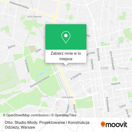 Mapa Otto. Studio Mody. Projektowanie i Konstrukcja Odzieży