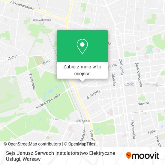 Mapa Sejs Janusz Serwach Instalatorstwo Elektryczne Usługi