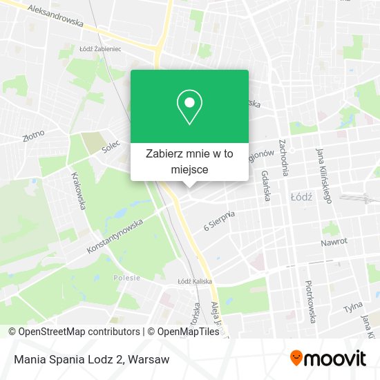 Mapa Mania Spania Lodz 2