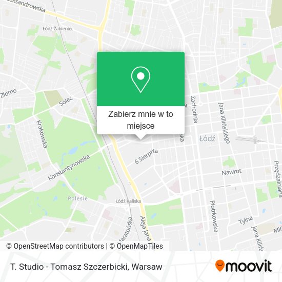 Mapa T. Studio - Tomasz Szczerbicki