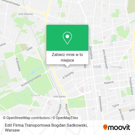 Mapa Edit Firma Transportowa Bogdan Sadkowski