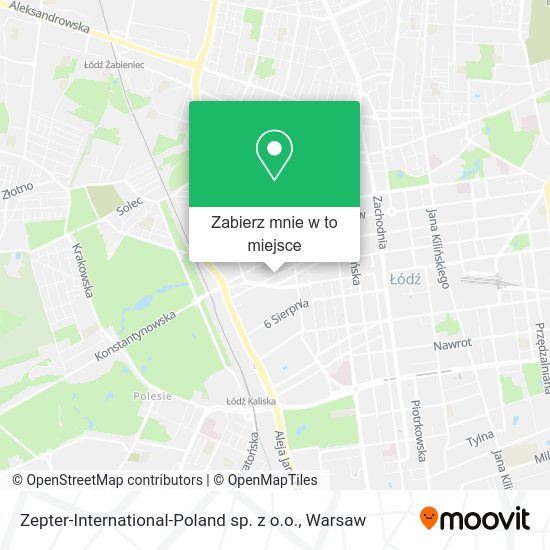 Mapa Zepter-International-Poland sp. z o.o.