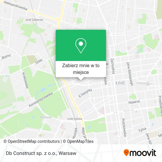 Mapa Db Construct sp. z o.o.