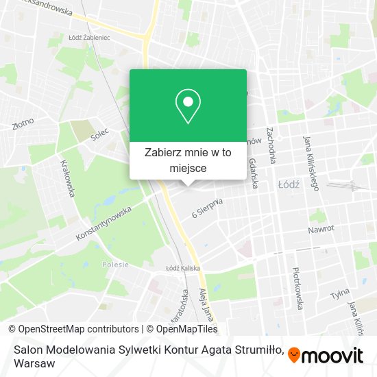 Mapa Salon Modelowania Sylwetki Kontur Agata Strumiłło