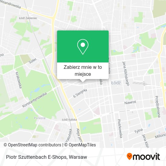 Mapa Piotr Szuttenbach E-Shops