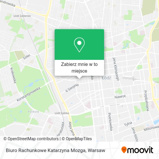 Mapa Biuro Rachunkowe Katarzyna Mozga