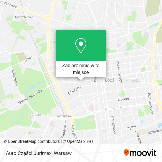 Mapa Auto Części Jurimex